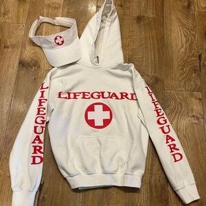 Life Guard costume kids size large